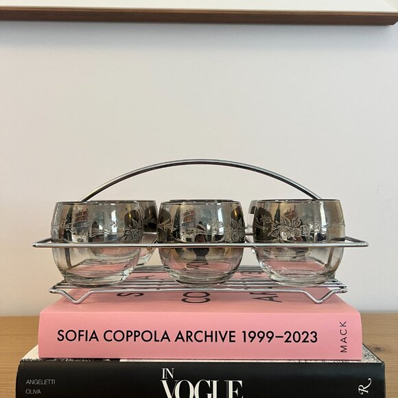 Vintage Mid-Century Modern Cocktail Glasses Set of 6 - Picture 2 of 5